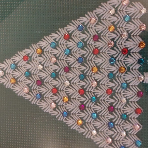 Vintage Handmade Christmas Wall Art - Picture 2 of 4